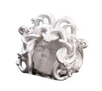 Ldbuejiaja Bagues ouvertes avec pièces de monnaie antiques, ouverture réglable, bagues de doigt symbolisent le pouvoir et bijoux pour les amateurs de mode bijoux mythiques