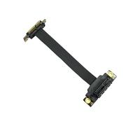 Ldbuejiaja Câble adaptateur à angle droit PCIe3.0 1X vers 1X prend en charge une bande passante de 8 /s pour les configurations matérielles informatiques
