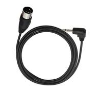 Ldbuejiaja Câble adaptateur Auditory à angle droit de 3,5 mm vers DIN5P à 5 broches, compatible avec équipement de studio, câble adaptateur avec connecteur en forme de L