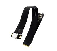 Ldbuejiaja Câble d'extension flexible NVMe vers SFF-8611-SFF-8612 pour une gestion propre des câbles Adaptateur NVMe du boîtier d'ordinateur