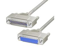 Ldbuejiaja Câble d'interface parallèle industriel DB25 25 broches pour imprimante rétro, scanner, matériel de programmation