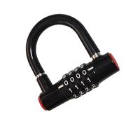 Ldbuejiaja Cadenas de vélo léger et inoxydable en forme de U avec code de sécurité, résistant aux intempéries pour vélo en plein air, antivol robuste