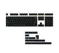Ldbuejiaja Capuchon de clé de clavier mécanique avec rétroéclairage Deux processus de moulage par injection de couleur pour les caps de clés à 140 touches brillent par des caps de clés