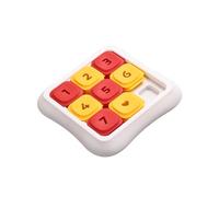 Ldbuejiaja Centre d'activité multicolore pour chien avec énigmes de chiffres rotatifs pour divertir votre animal pendant des heures, jouet interactif pour chien avec sortie de friandises