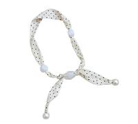 Ldbuejiaja Chaîne silencieuse réversible avec perles de copie, polyester doux, complément tendance pour femme, transformation rapide de mode, paillettes, silencieux avec perles de copie, Einheitsgröße