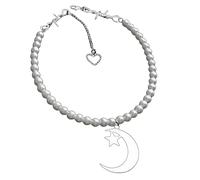 Ldbuejiaja Colliers liés de perles, colliers de perles, colliers de perles artificielles, accessoires Y2K, bijoux de cou, adaptés pour mariage, fête, imitation de colliers