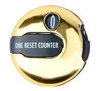 Ldbuejiaja Compteur de points - Réinitialisation en une touche jusqu'à 12 coups - Compteur de points de fixation - Clip pour gants de golfeurs, gants, chapeau, contre-clicker