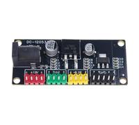 Ldbuejiaja Convertisseur de tension d'entrée DC5521 6 V vers 12 V pour | Onduleur réglable DC5521 avec surcharge pour microcontrôleur, haute efficacité pour électronique
