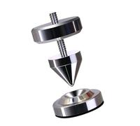 Ldbuejiaja Coussinets anti-barre de son, pieds d'isolation réglables en acier inoxydable pour un son plus clair, pointes de barre de son en acier inoxydable
