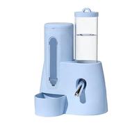 Ldbuejiaja Distributeur d'eau 2 en 1 pour lapin avec systèmes de recharge automatique pour hamster, facile à nettoyer et design multifonctionnel, distributeur de nourriture pour petit animal de