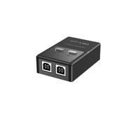 Ldbuejiaja Distributeur d'imprimante USB 2.0, plusieurs points centraux, prend en charge 4 ordinateurs, économiseur d'espace de bureau pour l'efficacité du bureau, mesure LED USB