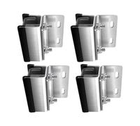 Ldbuejiaja Duty Kit de supports solaires en acier, aucune installation facile, support de montage de panneau solaire pour coffre de toit, supports de panneau en acier
