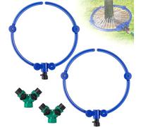 Ldbuejiaja Kit d'arrosage profond de 2 pièces pour racines, disposition facile, tuyau de connexion, construction ABS, résistant à la déchirure, idéal pour humidifier les plantes en plein air, pneus