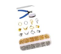Ldbuejiaja Kit de positionnement de perles en métal, accessoires de fabrication délicats pour colliers, bracelets, boucles d'oreilles, bijoux, entretoises, taille unique, comme décrit