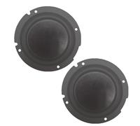 Ldbuejiaja Lot de 2 refroidisseurs de basses en caoutchouc 57 mm Plaque passive woofer Vibrations Membrane Aide au refroidisseur Plaques de vibrations Haut-parleurs