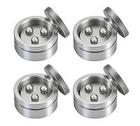 Ldbuejiaja Lot de 4 amortisseurs de vibrations, version Silver Ball | Support de barre de son fabriqué avec précision pour une meilleure acoustique, idéal pour les systèmes de divertissement à