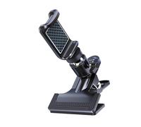 Ldbuejiaja Maintien sûr du support à clip pour téléphone portable, convient | Pince fixe, installation rapide à pleine rotation, navigation, cours de guitare, regarder