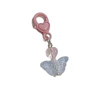Ldbuejiaja Porte-clés en forme de cœur - Étoile à cinq branches - Chaîne de téléphone portable - Sangle - Porte-clés mignon pour sac à dos - Accessoires - Clip en forme de cœur