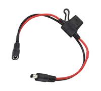 Ldbuejiaja Rallonge électrique 14 AWG de 40 cm de longueur, 10, 0, 1 paquet | Câble d'alimentation haute performance avec porte-fusible de 10,0 A pour d'autres appareils d'alimentation, bandes LED