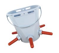 Ldbuejiaja Seau de nourriture stable de 8 l pour petits veaux, seau de nourriture pour agriculteurs et bergers, bouteille d'alimentation suspendue