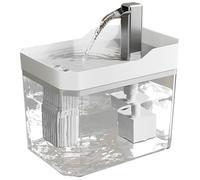 Ldbuejiaja Source d'eau potentielle pour animal domestique, alimentée par USB, station d'humidité blindée, action silencieuse, gamelle pour chat, source d'eau USB pour animal de compagnie