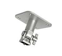 Ldbuejiaja Support de plafond pour projecteur avec filetage 1/4" pour la plupart des projecteurs, construction en métal robuste, capacité de charge de 10 kg