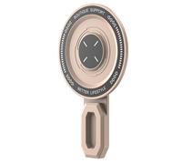 Ldbuejiaja Support de téléphone magnétique rotatif avec support rond pliable et base antidérapante pour une utilisation sur table, bureau, poignée magnétique pliable