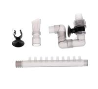 Ldbuejiaja Tube de sortie de bidon pour aquarium, filtre externe de rechange avec ventouses puissantes, connecteurs de tuyau, adaptateur, tuyau d'eau de jardin