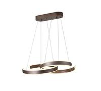 LDCBFTR Chandelier à LED Moderne, Bague de Salle à Manger créative DIY Style Salon Decoration Pendante Lumière, Fil Suspendu réglable, Lights d'éclairage d'étude de Chambre à Coucher (Couleur: 40 +