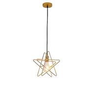 LDCBFTR Chandelier, Nordic Golden Whited Iron Pendant Light Light Creative Star Restaurant étoiles Chandelier Utilisé pour l'allée, Le Bar, la décoration du Couloir E27