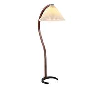 LDCBFTR Lampadaire à Poteau incurvé de Conception Simple, Lampe sur Pied Moderne avec Abat-Jour, Lampe à Poteau Haut pour Salon, Chambre à Coucher, Bureau (Couleur : Beige)