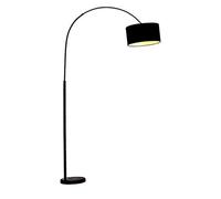 LDCBFTR Lampadaire avec Abat-Jour Suspendu, Poteau Haut pour Lampe sur Pied Moderne du Milieu du siècle, idée pour Chambre à Coucher, Salon ou Bureau (Couleur : Noir)