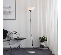 LDCBFTR Lampadaire Enfant Uplighter et Spot Design, Lampe de Lecture, Éclairage Intérieur/Lumières/Lampes/Salon E27 (sans Ampoule),Argent