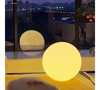 LDCBFTR Lampadaire Globe Lampadaire Sphérique Modren PC Lampe sur Pied Boule avec 9W LED 3 Couleurs Températures Grande Lumière pour Salon Chambre Étude Salle à Manger Salle de Lecture