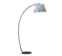 LDCBFTR Lampadaire, Lampadaire Arc Moderne Lampe de Lecture Tissu Simple LED Lampe de Pêche Lampadaire Vertical pour Chambre à Coucher Salle de Lecture Piano