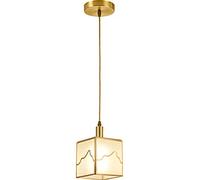 LDCBFTR Lampe Suspendue, Lustre en Laiton Moderne avec 47 Pouces plafonnier réglable à Lampe en Suspension Polyvalente Lampe de Chambre à Coucher de Chambre à Coucher