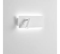 LDCBFTR Lampes murales allumez la Rotation intérieure LED Moderne avec Interrupteur avec projecteur réglable en Aluminium Acrylique pour Le Coucher du Salon de la Chambre (lumière Blanche Blanche)