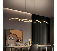 LDCBFTR Pendre à LED Moderne, Salle à Manger en Fil à Suspension réglable Chandelier Dimmable, Table à Manger Black Living Room Hanging Lamping, créateur Creative Designer Chandelier Office Light