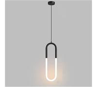 LDCBFTR Pendre Industriel Lumière, Tube en U LED 3 Couleurs Dimmable Model Model Metal Fer Chandelier PROSIBLE pour LA LAMINE DE SOIX DE SOIX DE CHEAUDE DE CHAPIT