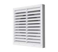 LDDIFHWW Air Vent Cover Grille Intérieure Louver Carré Plaque PP Joint Sécurisé Bord Polie Installation Simple Adaptée à Porte Camping-car Garage Bureau Armoir, Diamètre du trou de montage 10 cm