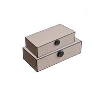 LDDIFHWW Boîte de Rangement Bijoux Coffret Organisateur Écrin Casier avec Couvercle Structure Pin Bouton Rond Discret Esthétique Soignée Protection, style to 4
