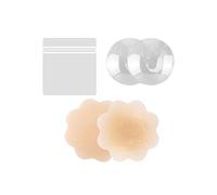 LDDIFHWW Breast Pasties Couverture Silicone Soutien- Invisible Reutilisable Stickers Push Up Respirant Convient pour Soirée Bain Sport Chemise Ro, en boîte