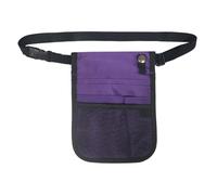 LDDIFHWW Organisateur Infirmier Pochette Ceinture Sac Banane Étui Accessoires Polyester Compartiments Multiples Ajustable pour Infirmiers Médecins Tra, Violet
