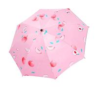 LDDIFHWW Parapluie Pliant Compact Léger Portable Résistant Fonction Manuelle Structure Renforcée Motif Original Convient Aux Femmes Hommes Enfants Déplacement, pêche
