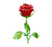 LDDIFHWW Porte-encens Artisanal Brûleur D'Encens Support Ornement Figurine En Alliage de Zinc Adapté pour Chambre Salon Pièce de Méditation Décoration, Rouge