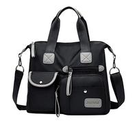 LDDIFHWW Sac Multifonction pour Femme, en Tissu Oxford Imperméable, Pouvant Servir de Sac Messager, de Sac Bandoulière, de Sac à Main, de Ou de Sac à Dos,