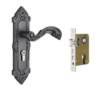 LDDIFHWW Serrure de Porte Vintage de Style Européen, Facile à Installer, Décorative, Style Rétro, Ensemble de Poignées de Porte de Chambre, Style G