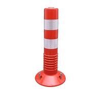 LDDPYMXS Bornes de Circulation, Bornes de Circulation, Bornes de Signalisation Cônes de Sécurité Avec Bande Réfléchissante/White-45Cm