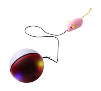 Ldduopp Balle interactive pour chat | Jeu de rôle interactif avec possibilité de mastication, balles auto-mobiles, pour animaux de compagnie, chatons et dans la maison ainsi que pour une utilisation