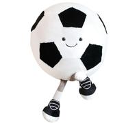 LDDYKZY Coussin de Football, Coussin Peluche, Football en Peluche Oreiller, Décoration, Cadeau pour Les Enfants Amateurs de Football